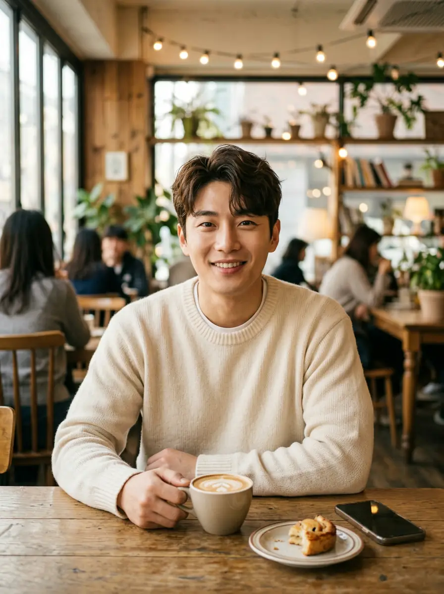 coffee-shop dating photo background 1 — natural lifestyle