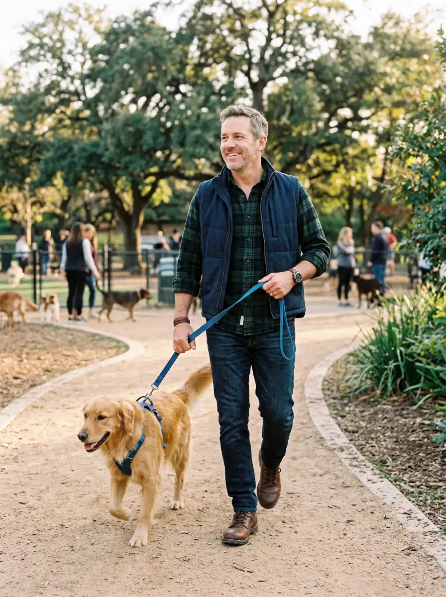 dog-park dating photo background 1 — natural lifestyle